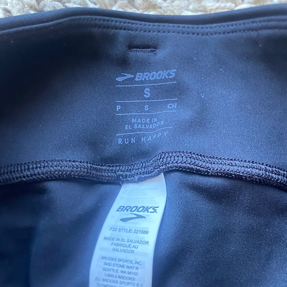 NWT Brooks Movement Black Leggings - Picture 3 of 5